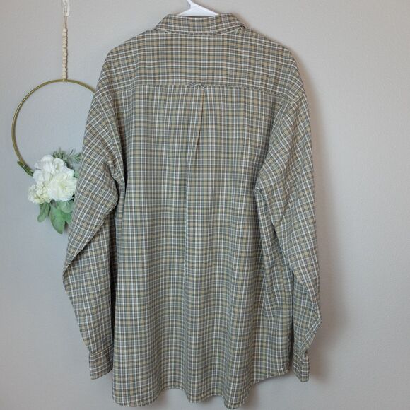 Columbia Tan Button Down Long Sleeves Shirt Size XXL - Picture 9 of 9